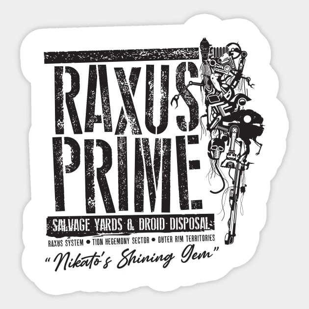 Raxus Prime Sticker by MindsparkCreative